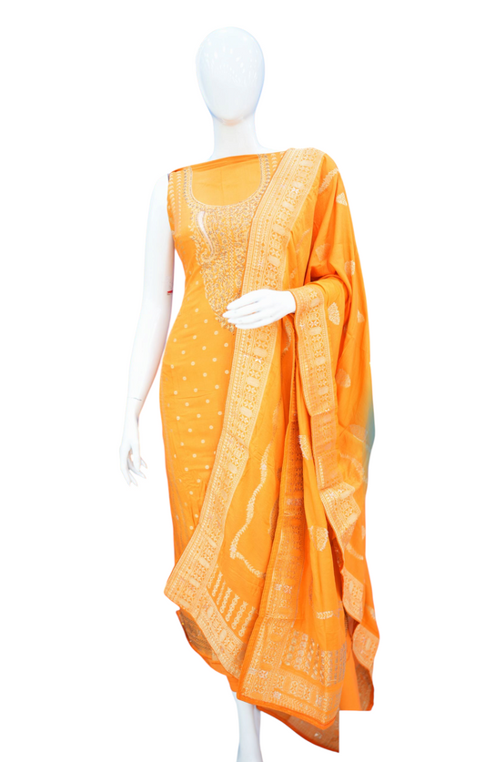 Churidar materials Banarsi style YB151