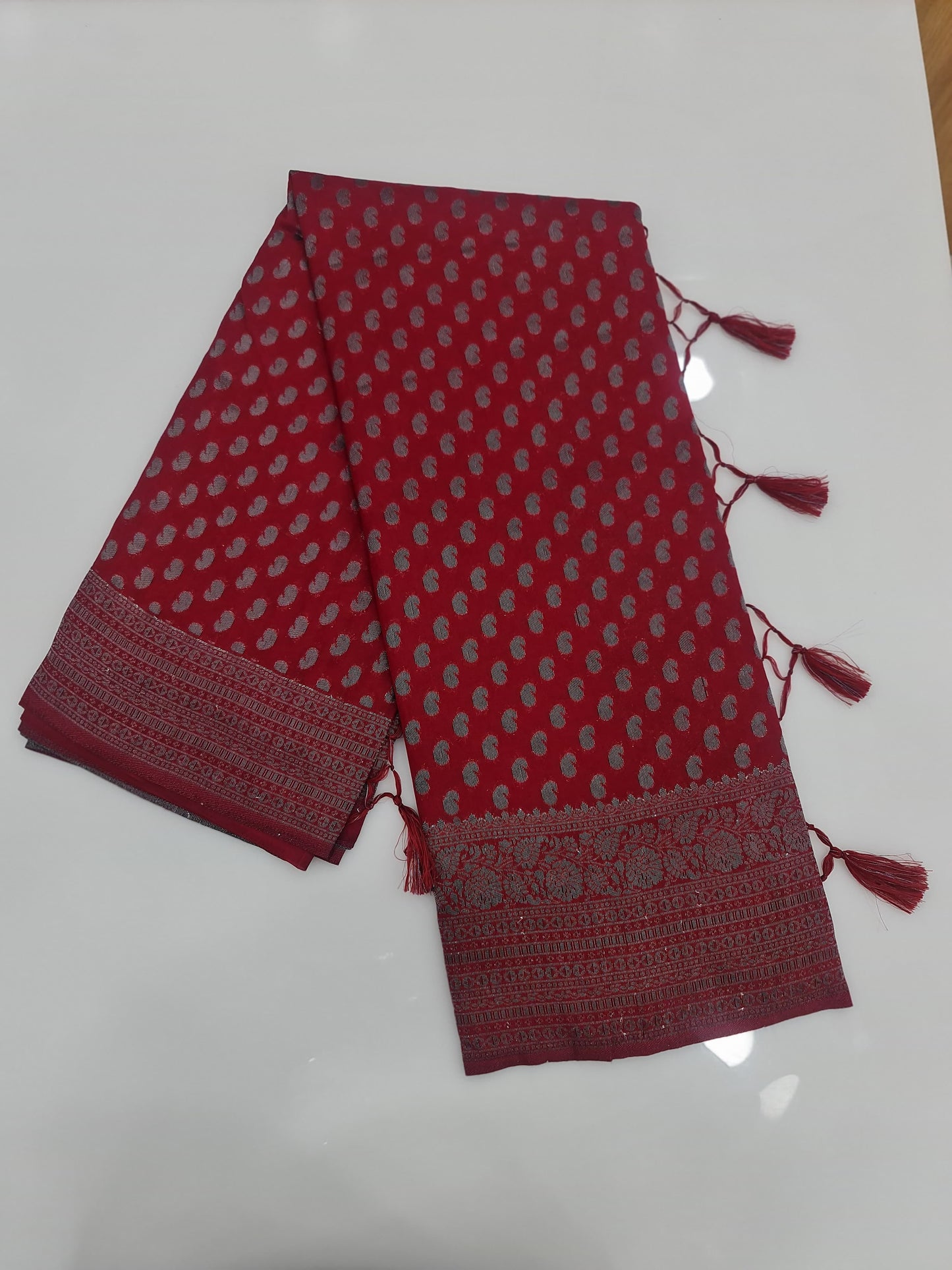 Soft Banarasi Georgette saree 1099/- YB104