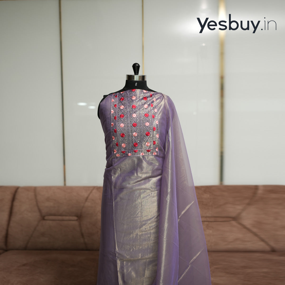 churidar shawl design