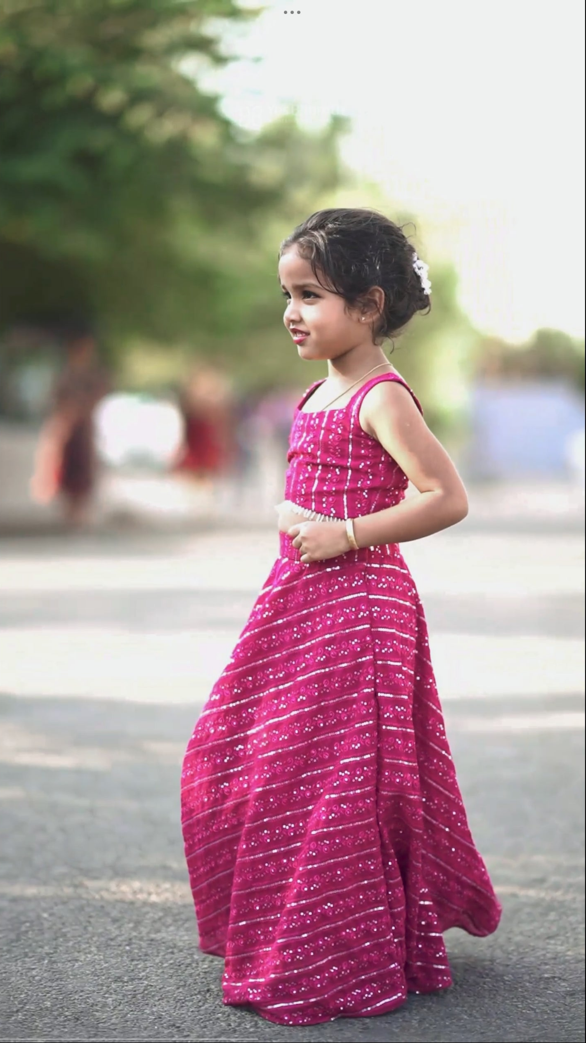 Kids Wear Crop Top And Skirt YB142