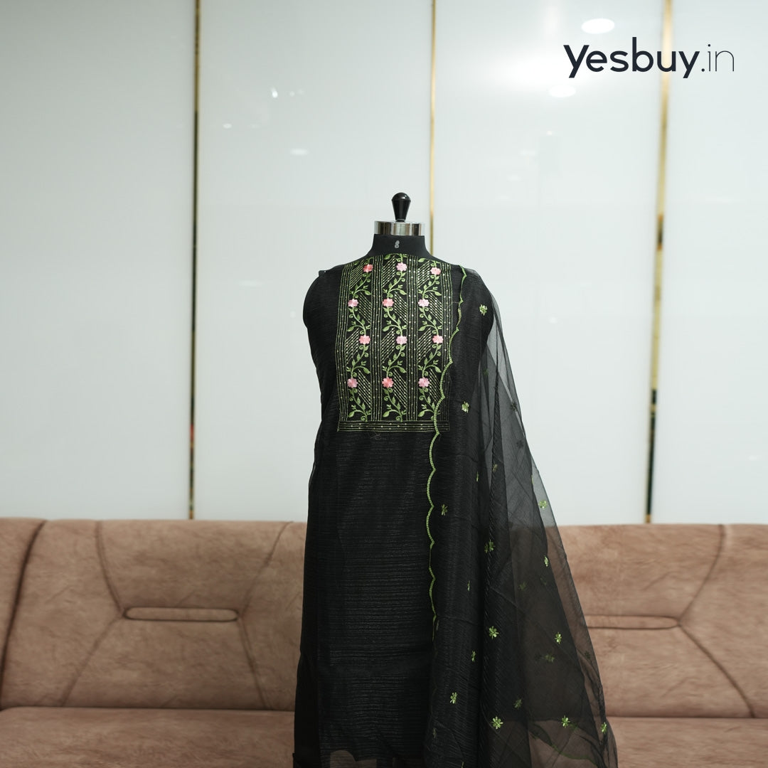 Churidar Material ( With Top, Bottom, Shawl) Set Only 399 - Catalog Chandini Volume 1