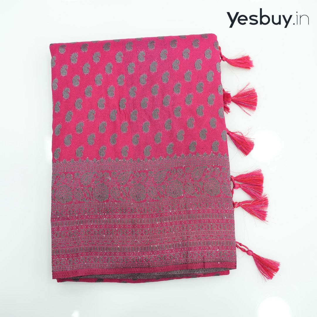 Soft Banarasi Georgette saree 1099/- YB104