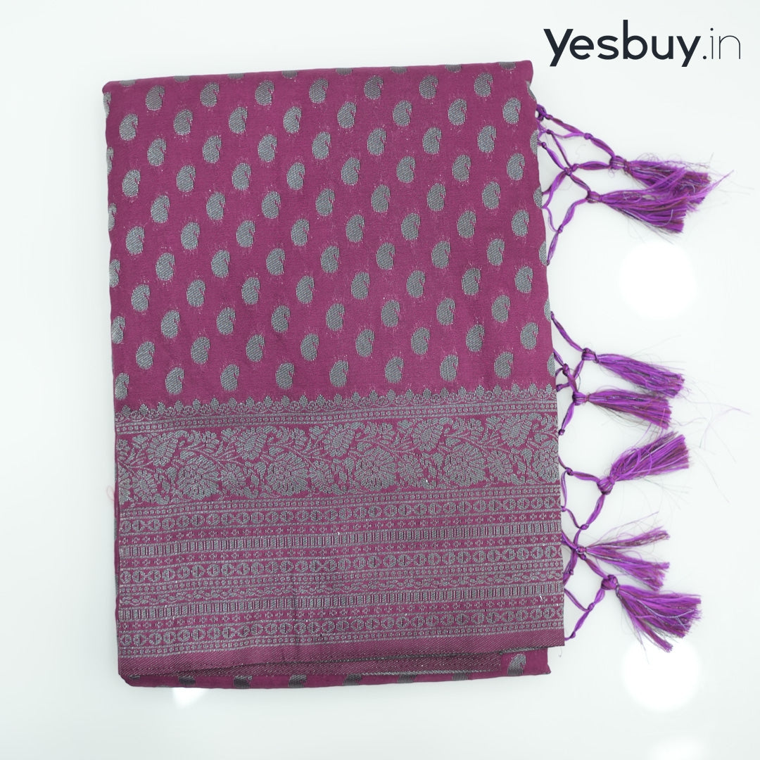Soft Banarasi Georgette saree 1099/- YB104