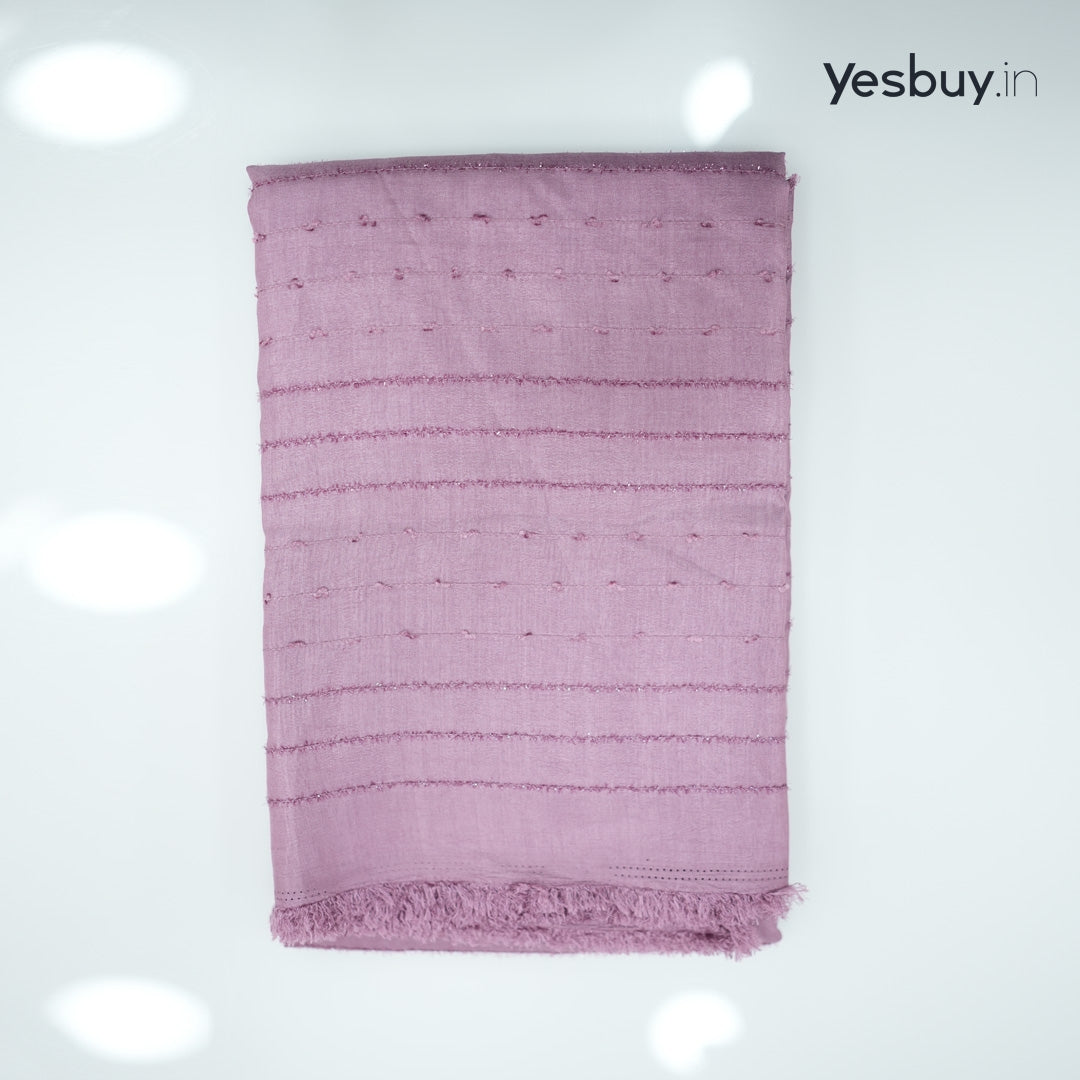 Vijithra Silk Fur Strips saree YB102