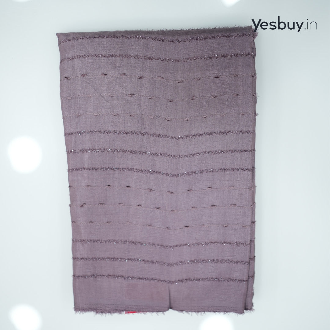 Vijithra Silk Fur Strips saree YB102