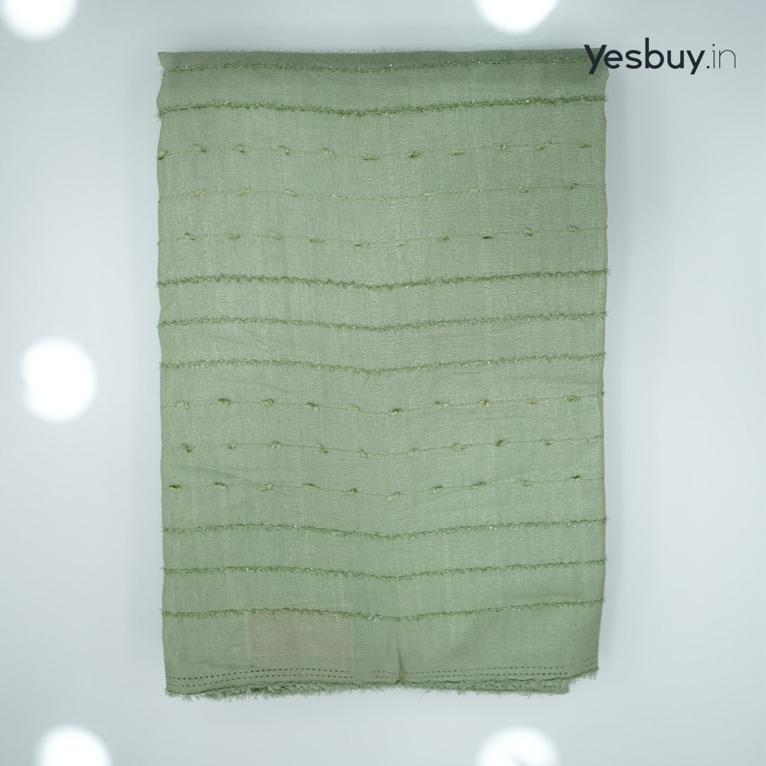 Vijithra Silk Fur Strips saree YB102