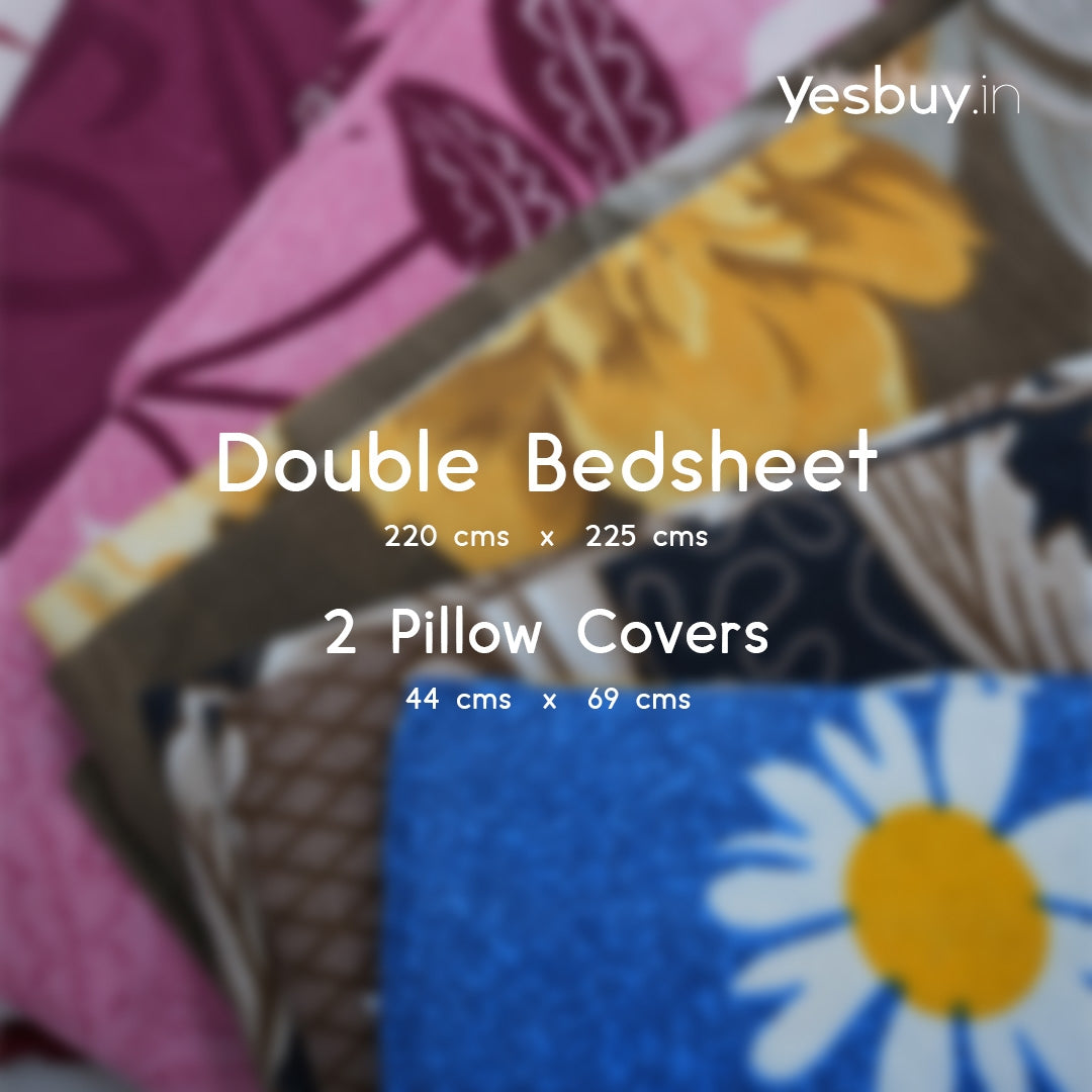 Double Bedsheet Buy 1 Get 1 Offer YB107