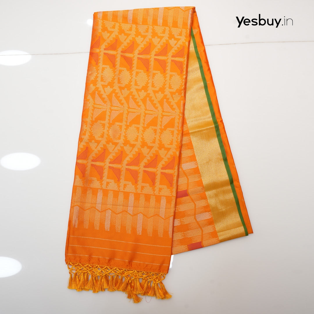 Semi Silk Navaratri Special Saree YB108