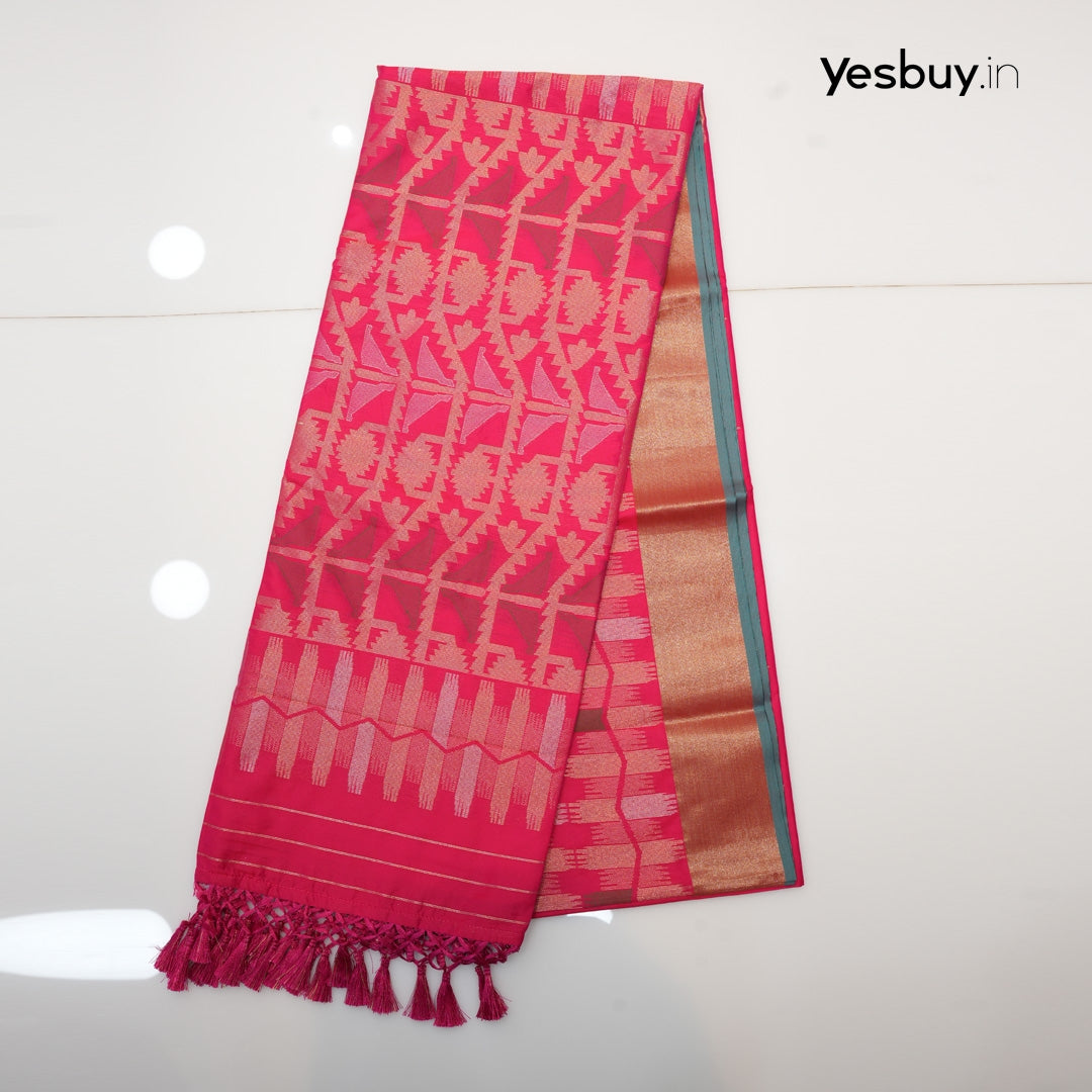 Semi Silk Navaratri Special Saree YB108