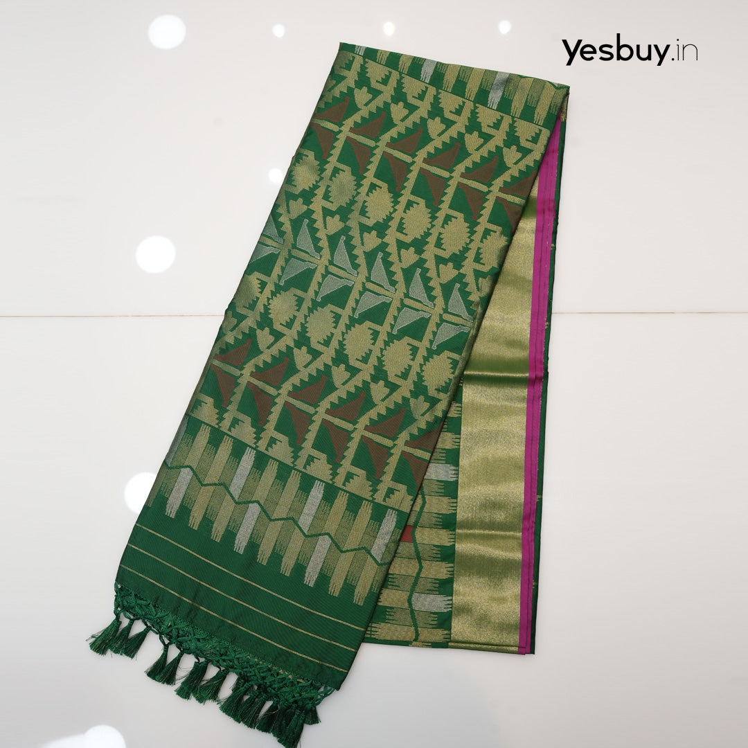 Semi Silk Navaratri Special Saree YB108