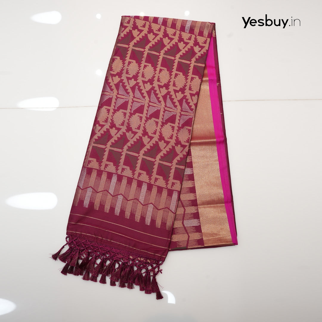 Semi Silk Navaratri Special Saree YB108