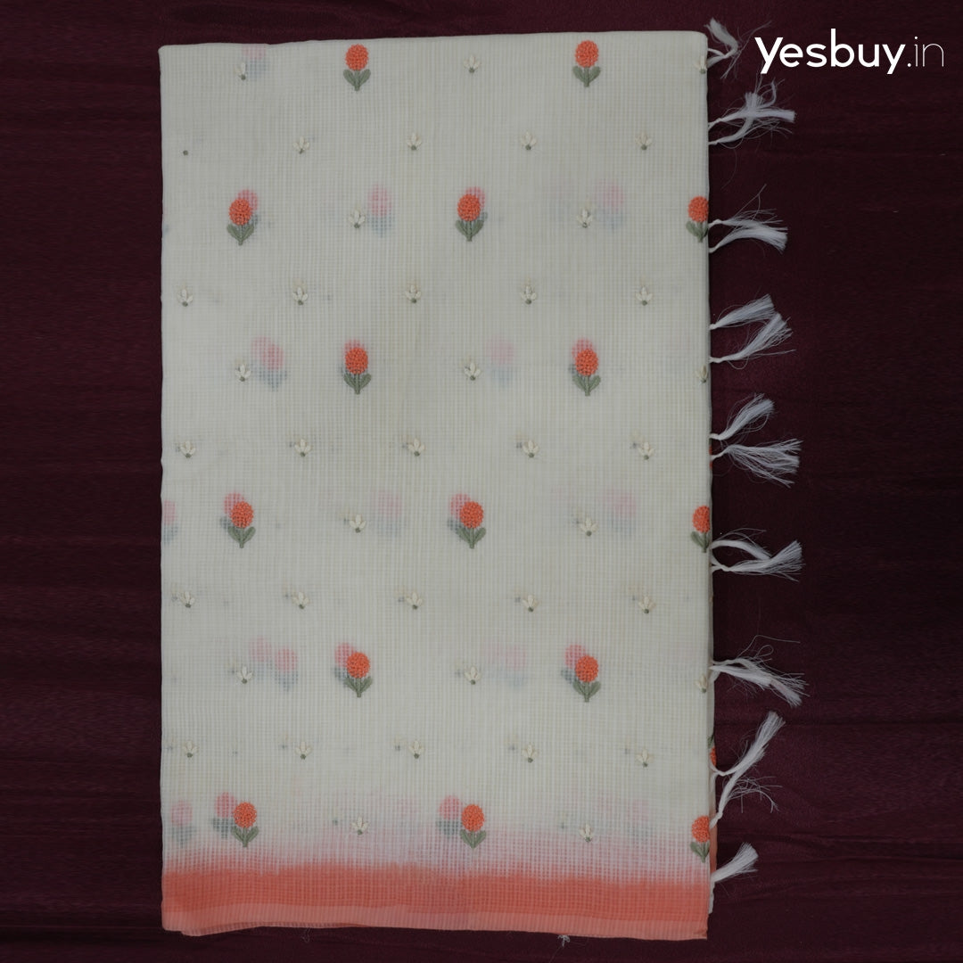 Premium Quality Net Cotta Sarees YB110