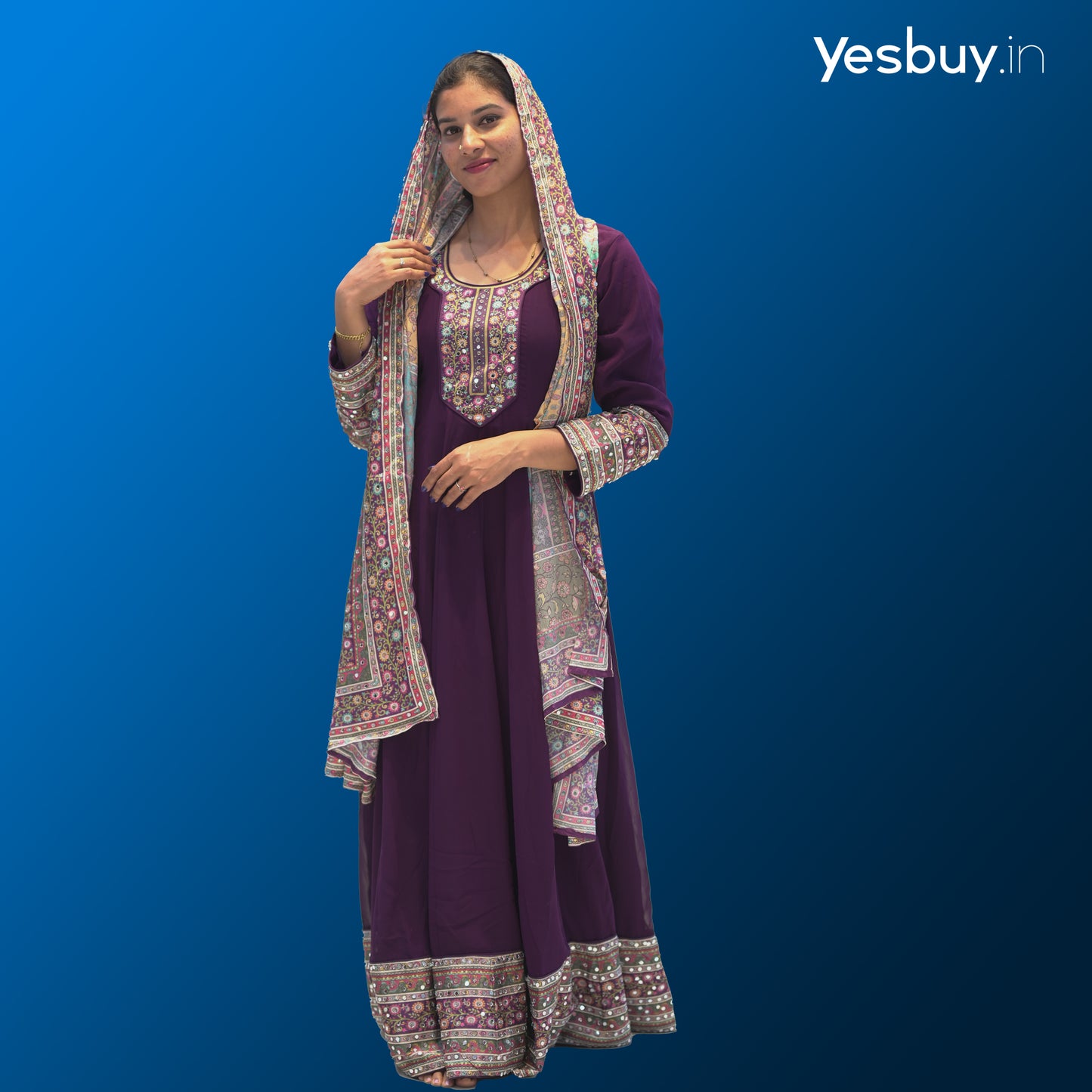 Party Wear Gown YB122