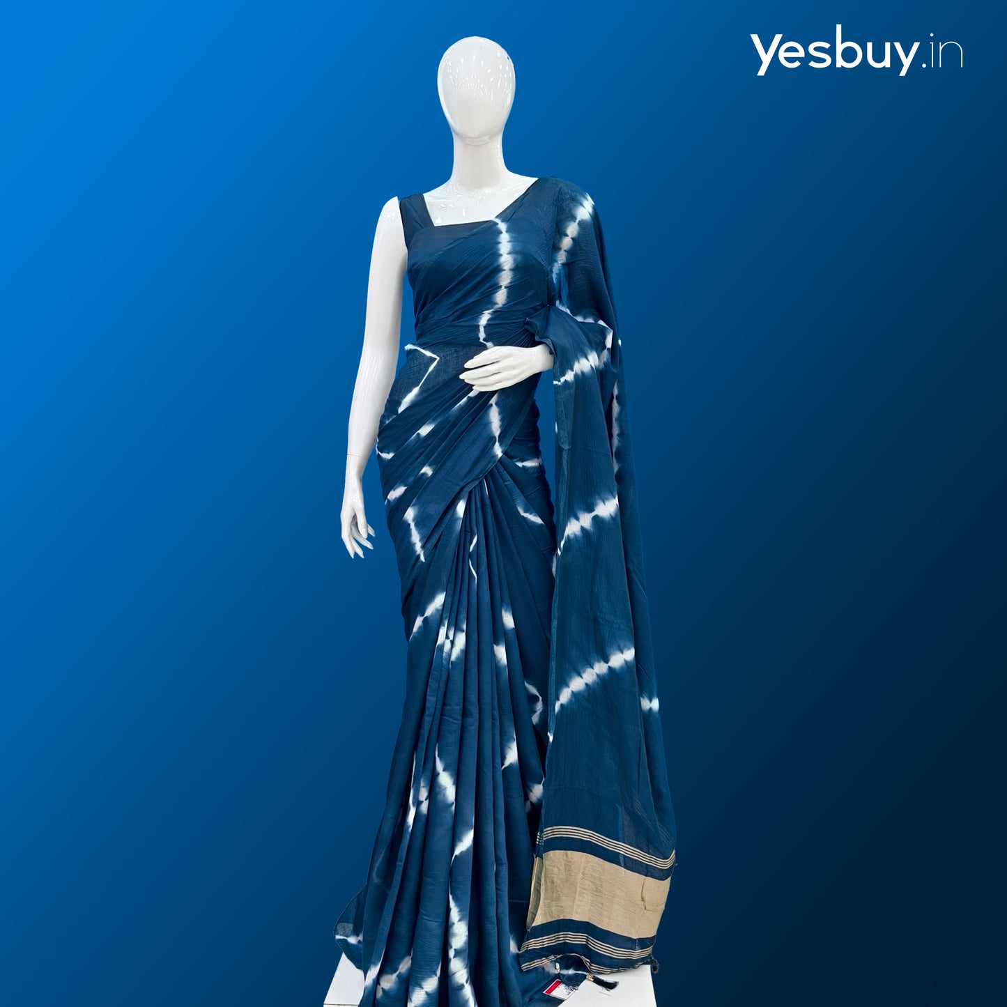 Cambric Cotton Saree YB125