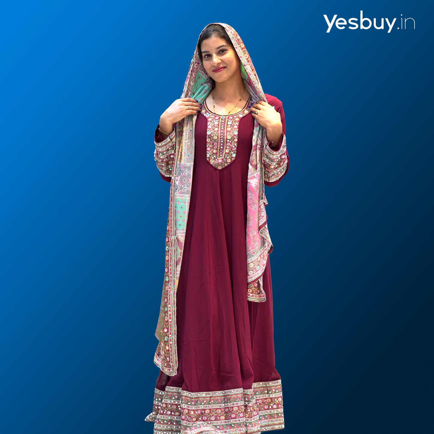 Party Wear Gown YB122