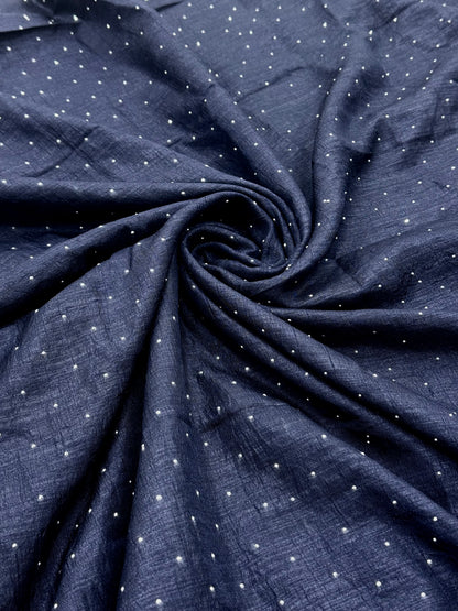 Vijithra Silk Swarovski Crystal Stone Saree