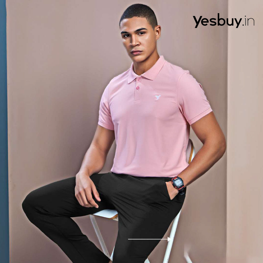 Mens Polo Shirts Quick Dry Short Sleeve