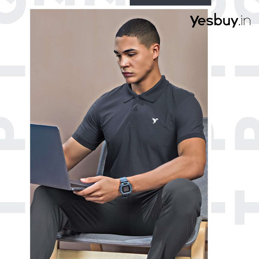Mens Polo Shirts Quick Dry Short Sleeve