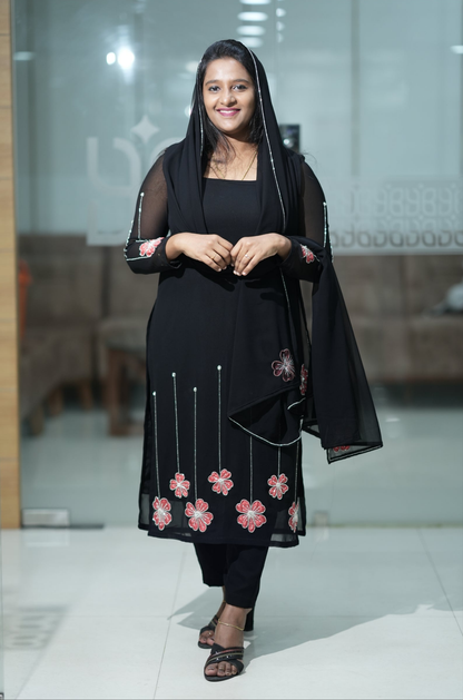Customized Handwork Churidar Set YB139