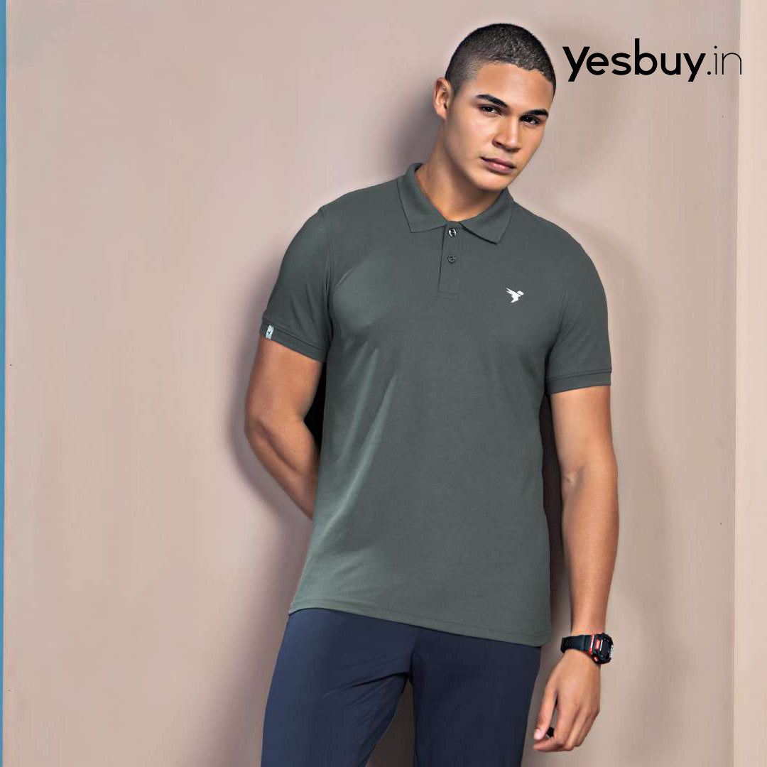 Mens Polo Shirts Quick Dry Short Sleeve