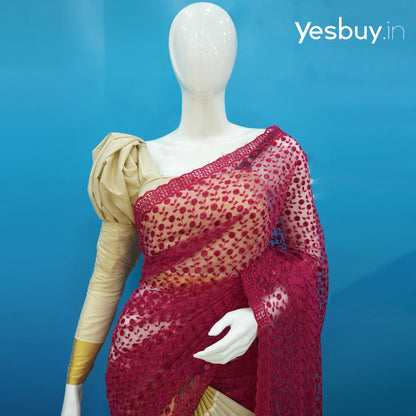 Kerala Set Fusion Saree