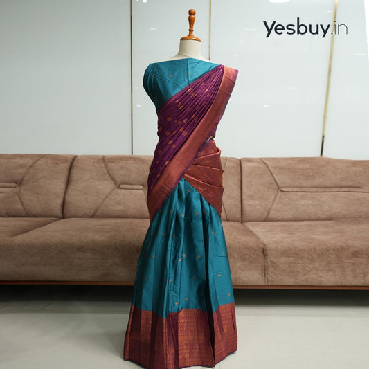 Semi Silk Dhavani Set