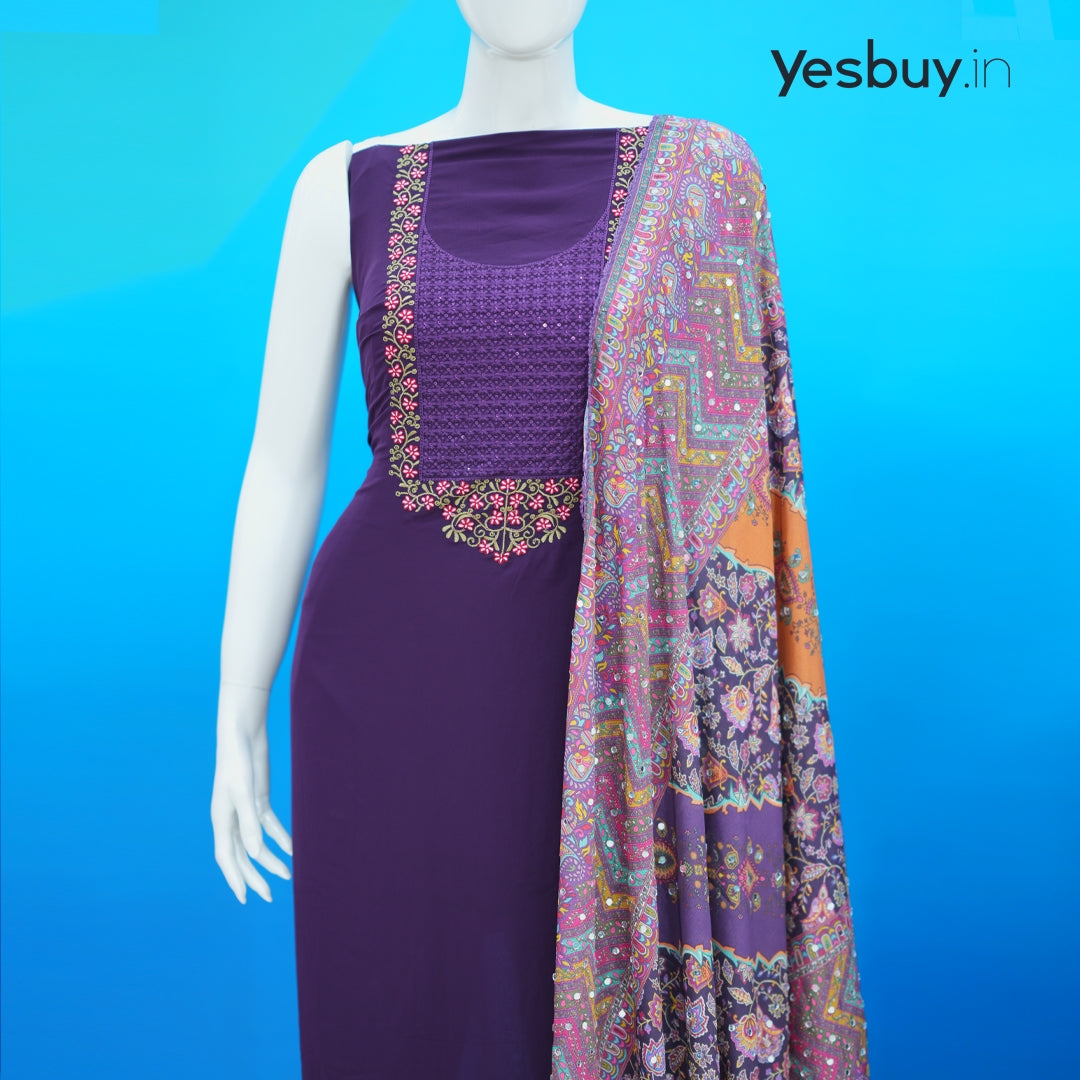Salwar Suit With Pakistani Dupatta YB119 , 799/-