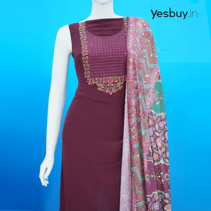 Salwar Suit With Pakistani Dupatta YB119 , 799/-