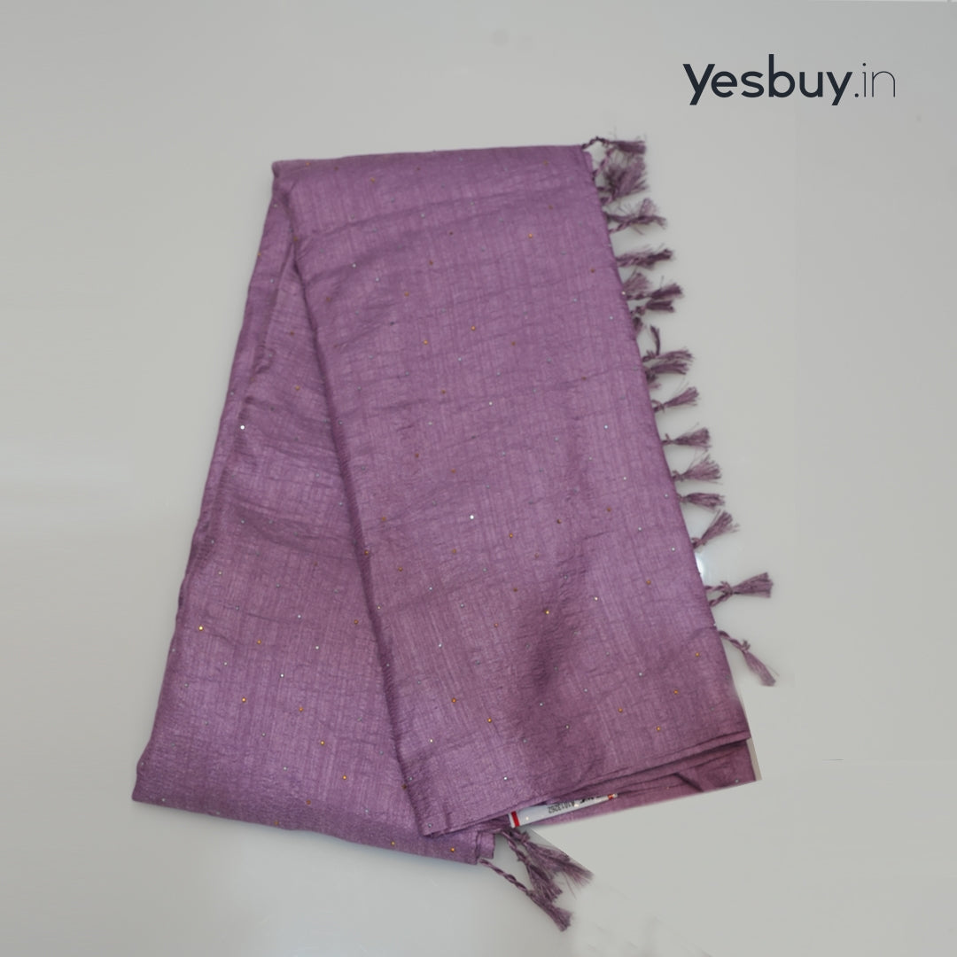 Vijithra Silk Swarovski Crystal work Saree 349/-