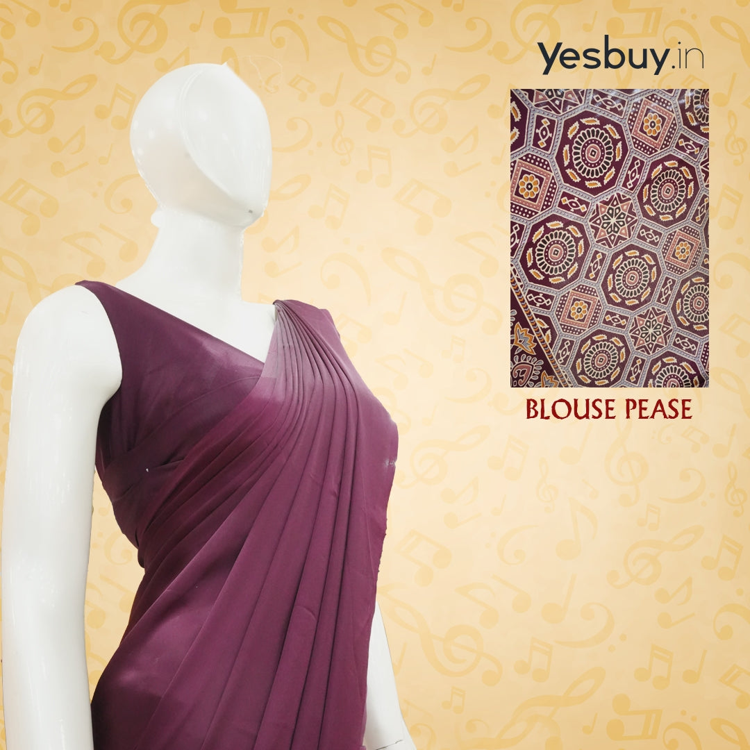 Semi Modal Silk Saree YB121