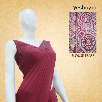 Semi Modal Silk Saree YB121