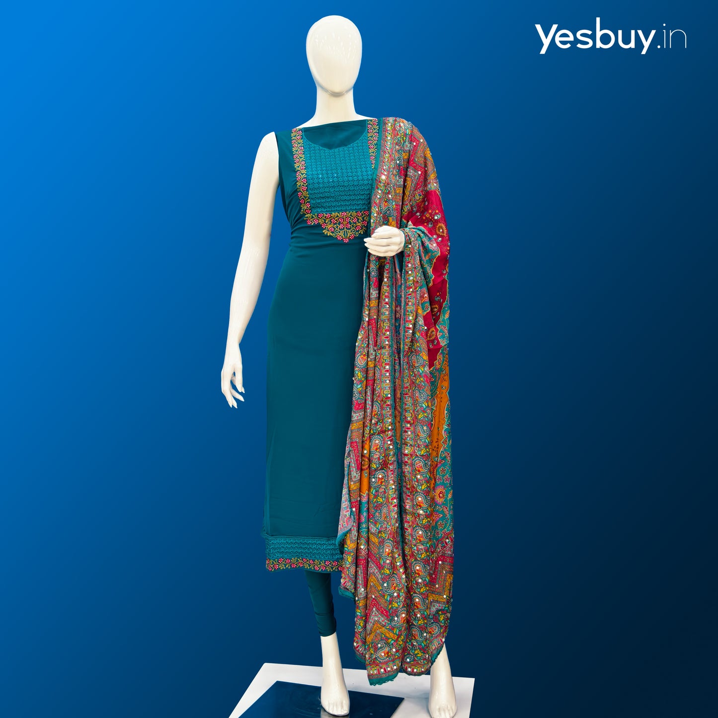 Salwar Suit With Pakistani Dupatta YB119 , 799/-