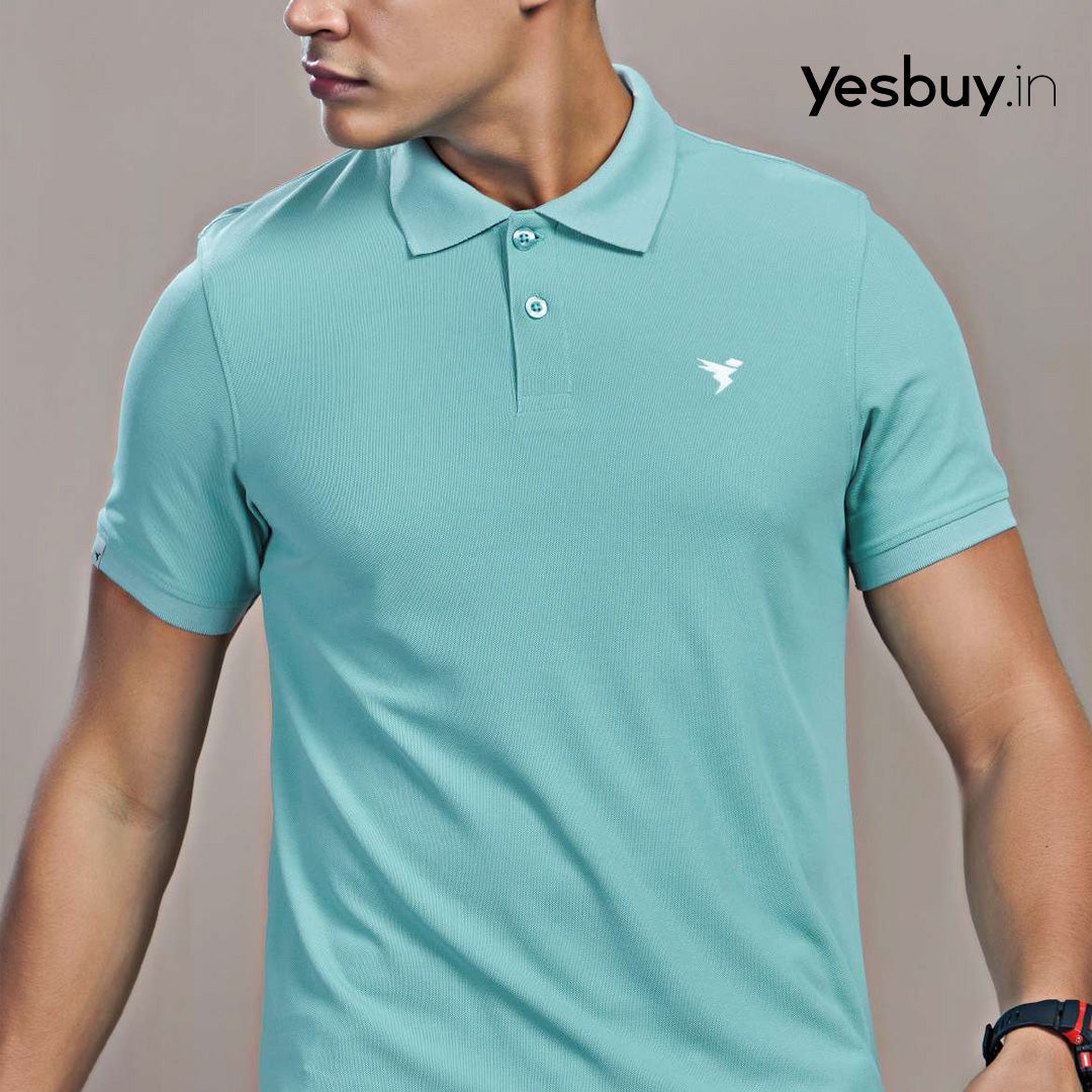 Mens Polo Shirts Quick Dry Short Sleeve