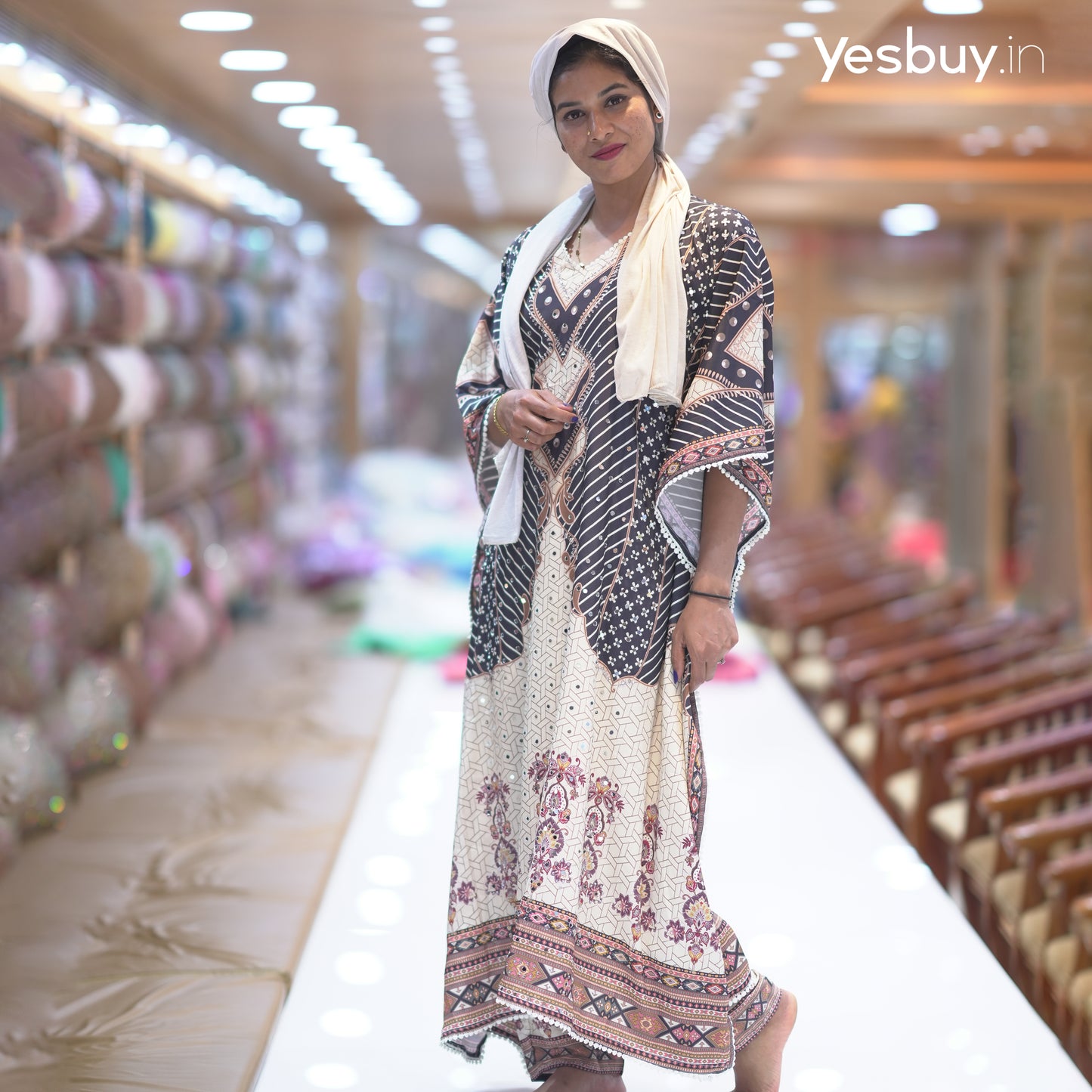 KAFTAN WITH BOTTOM YB134